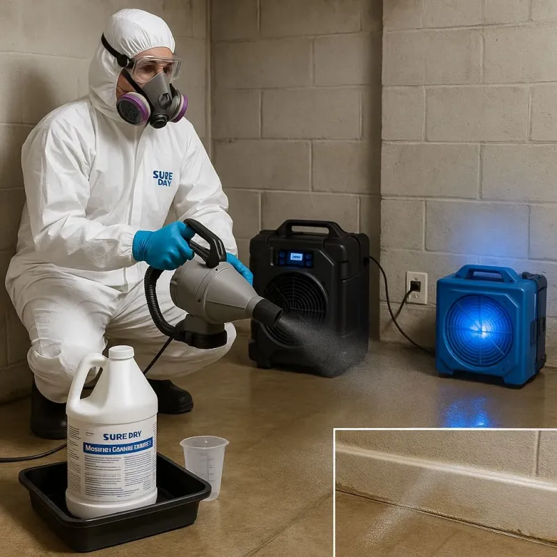Sanitization and Odor Removal process in Upper Montclair, NJ